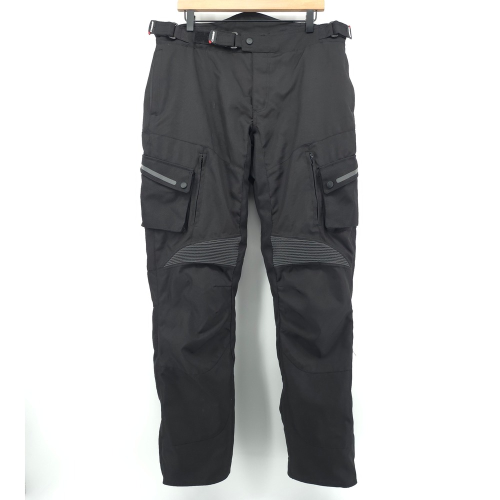 Sedici Mens Pants ADV Series 36 Black Adventure Touring Biker Cargo Gear